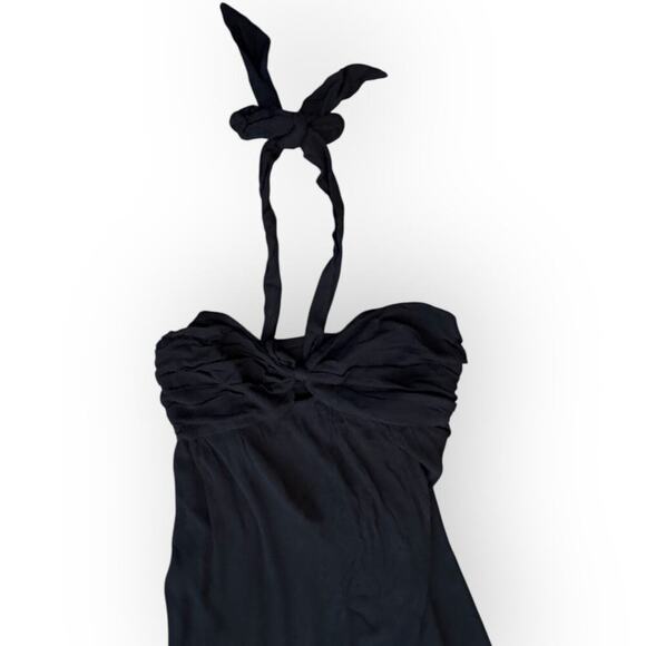 Elan Tiered Halter Maxi Cover-Up Dress Size Large - Picture 7 of 10